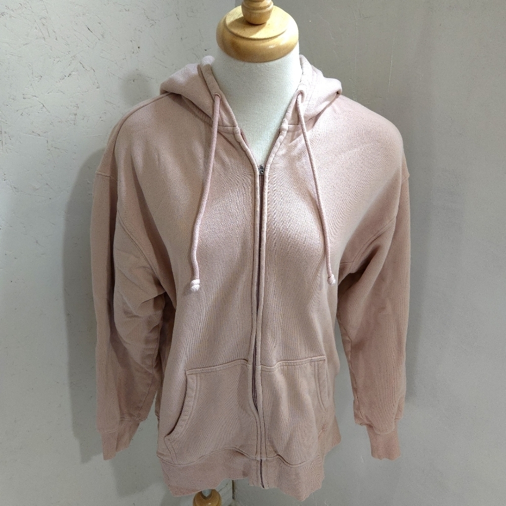 TNA | Light Pink Zip-Up Hoodie *NO SIZE* - Picture 5 of 11